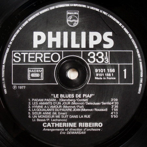 Catherine Ribeiro : Le Blues De Piaf  (LP, Album)