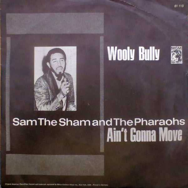 Sam The Sham & The Pharaohs : Wooly Bully (7", Single, Mono)