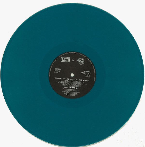 Paul McCartney : Tripping The Live Fantastic - Highlights! (LP, Album, gre)