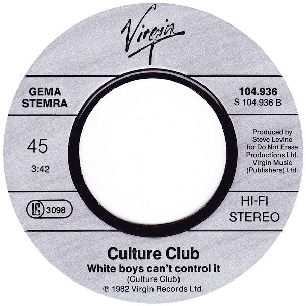 Culture Club : Time (Clock Of The Heart) (7", Single)