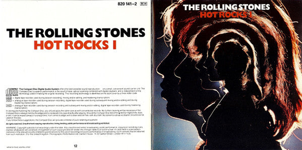 The Rolling Stones : Hot Rocks 1 (CD, Comp, Mono, RE, PMD)