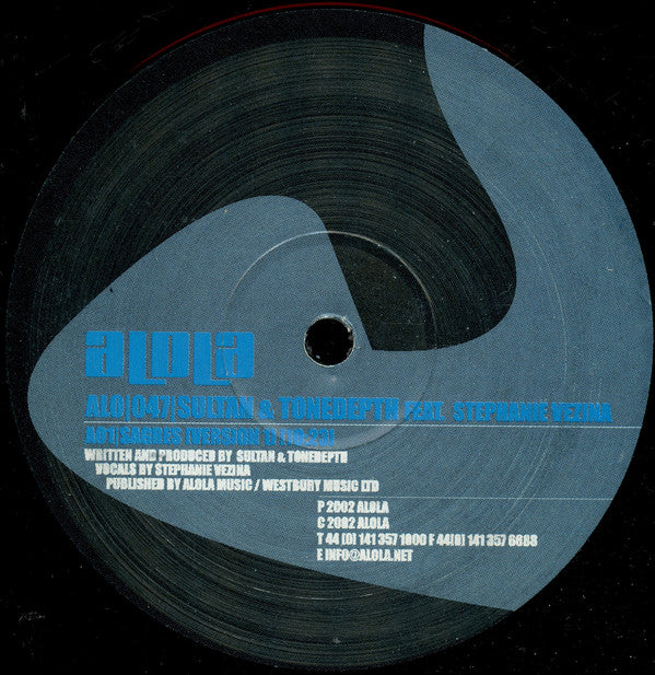 Sultan & Tone Depth Feat. Stephanie Vezina : Sagres (12")
