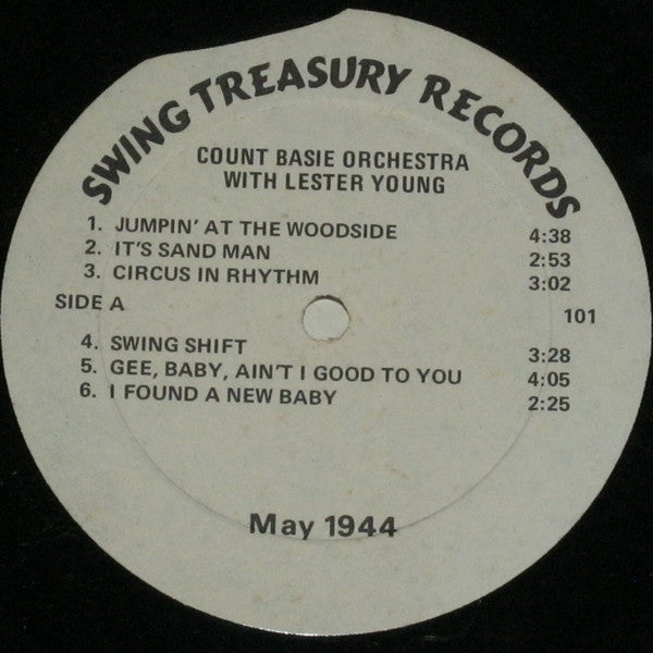 Count Basie Orchestra With Lester Young : Count Basie Featuring Lester Young (LP, Album)