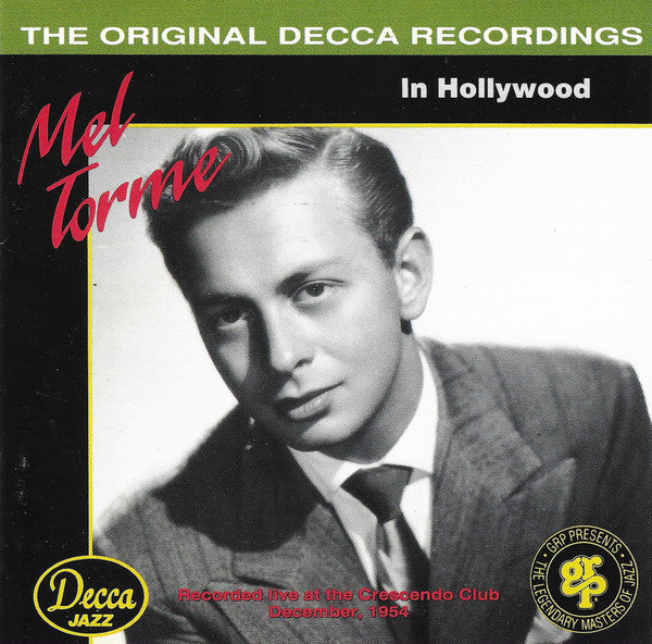 Mel Tormé : Mel Torme In Hollywood (CD, Album, RM)