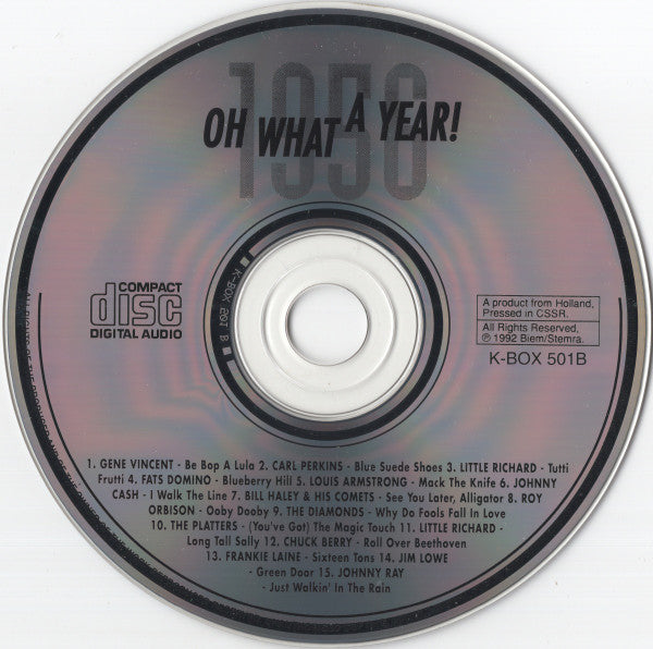 Various : Oh What A Year! 1956 (CD, Comp)