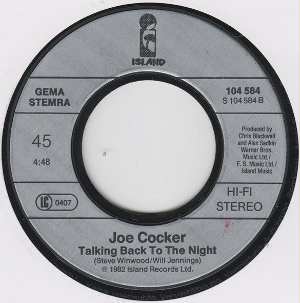 Joe Cocker : Ruby Lee (7", Single)
