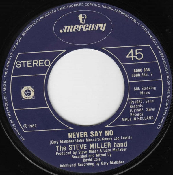 Steve Miller Band : Abracadabra (7", Single)