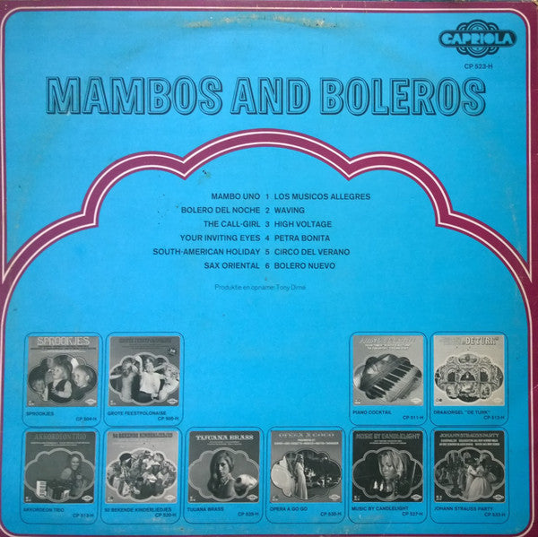 Chico And His Orchestra : Mambos And Boleros (LP)