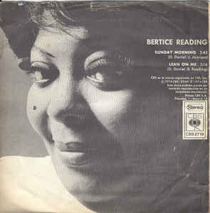 Bertice Reading : Sunday Morning (7", M/Print)