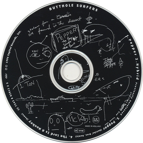Butthole Surfers : Pepper (CD, Single)
