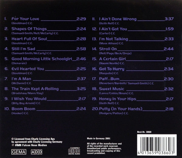 Eric Clapton And The Yardbirds : Greatest Hits (CD, Comp)