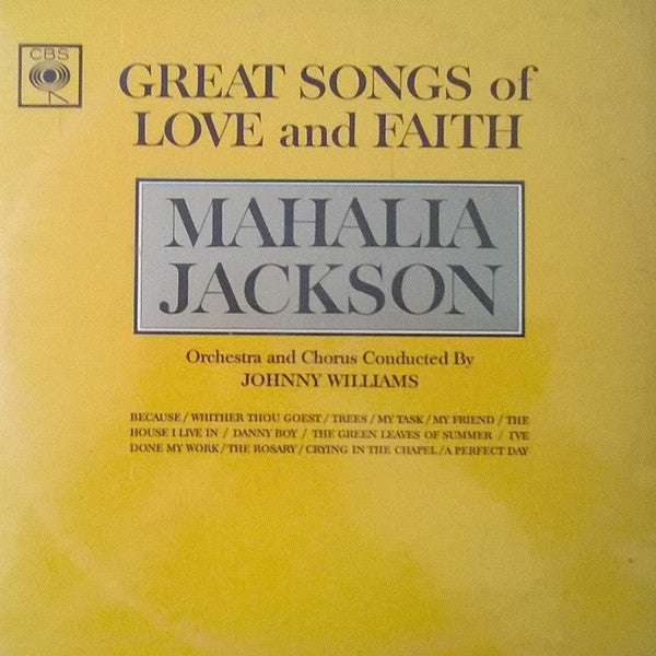 Mahalia Jackson : Great Songs Of Love And Faith (LP, Album)