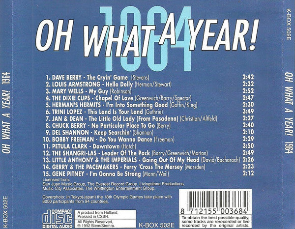 Various : Oh What A Year! 1964 (CD, Comp)