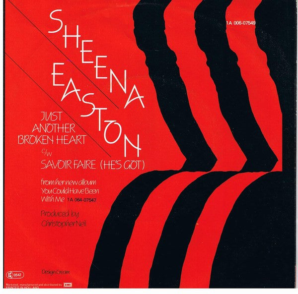 Sheena Easton : Just Another Broken Heart (7", Single)