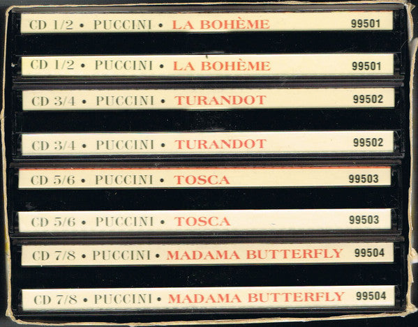Giacomo Puccini : Puccini The Great Operas (8xCD, Comp)