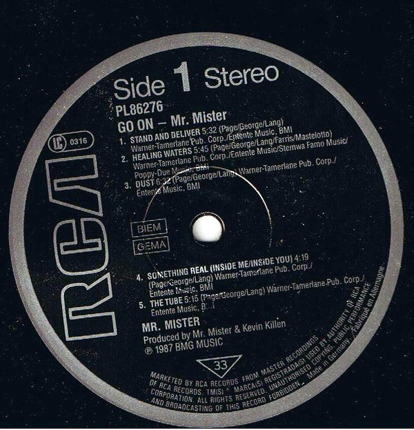 Mr. Mister : Go On... (LP, Album)