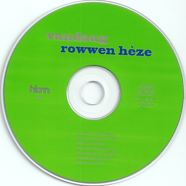 Rowwen Hèze : Vandaag (CD, Album)