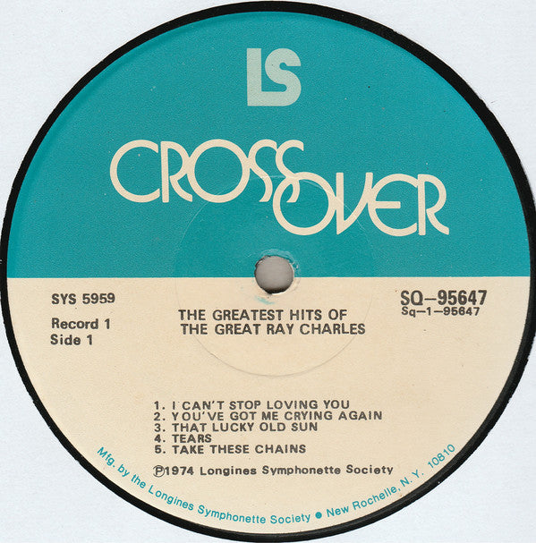 Ray Charles : The Greatest Hits Of The Great Ray Charles (5xLP, Comp + Box)