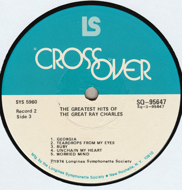 Ray Charles : The Greatest Hits Of The Great Ray Charles (5xLP, Comp + Box)