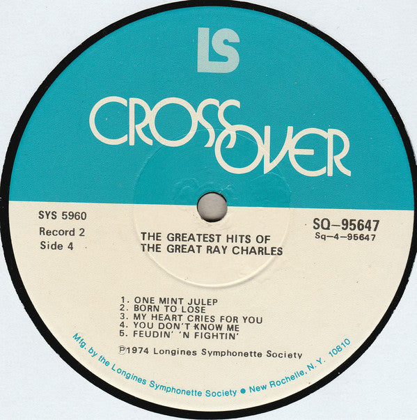 Ray Charles : The Greatest Hits Of The Great Ray Charles (5xLP, Comp + Box)