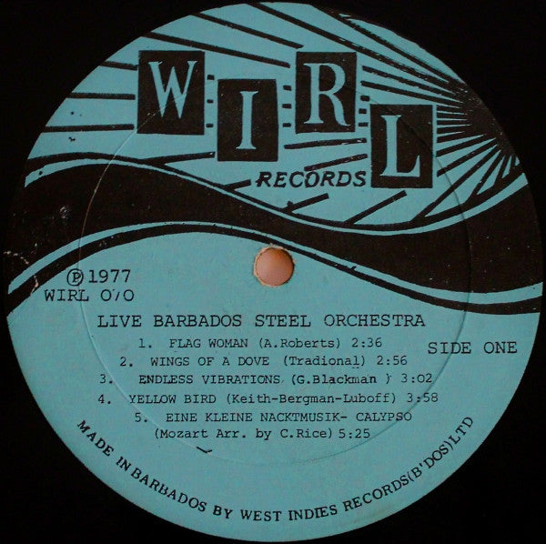 The Barbados Exotic Steel Orchestra : Live (LP, Blu)