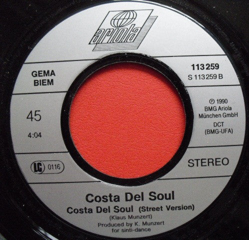 Costa Del Soul : Costa Del Soul (7", Single)