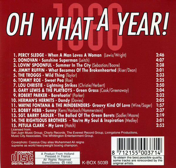 Various : Oh What A Year! 1966 (CD, Comp)