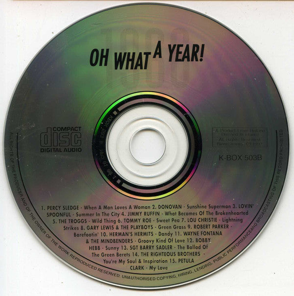 Various : Oh What A Year! 1966 (CD, Comp)