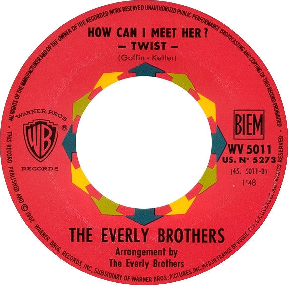 Everly Brothers : That's Old Fashioned / How Can I Meet Her? (7", Single)