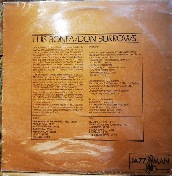 Luis Bonfa* / Don Burrows : Brazil (LP, Album)