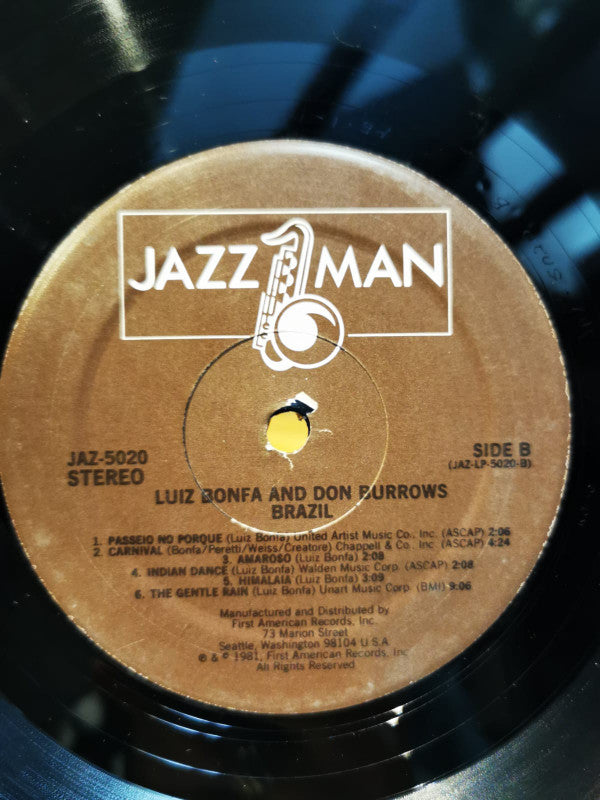Luis Bonfa* / Don Burrows : Brazil (LP, Album)