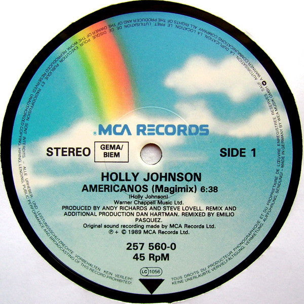 Holly Johnson : Americanos (Magimix)  (12")