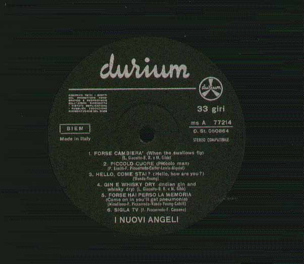 I Nuovi Angeli : I Nuovi Angeli (LP, Album)