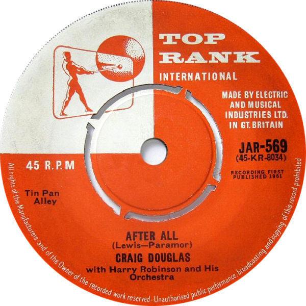 Craig Douglas (2) : Time (7", Single)