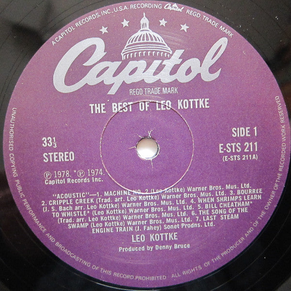 Leo Kottke : The Best (2xLP, Comp)