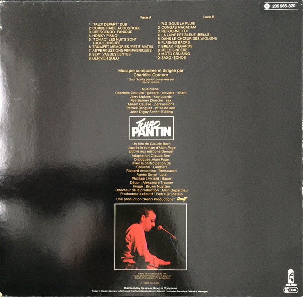 Charlélie Couture : Extraits De La Bande Originale Du Film "Tchao Pantin" (LP, Album)