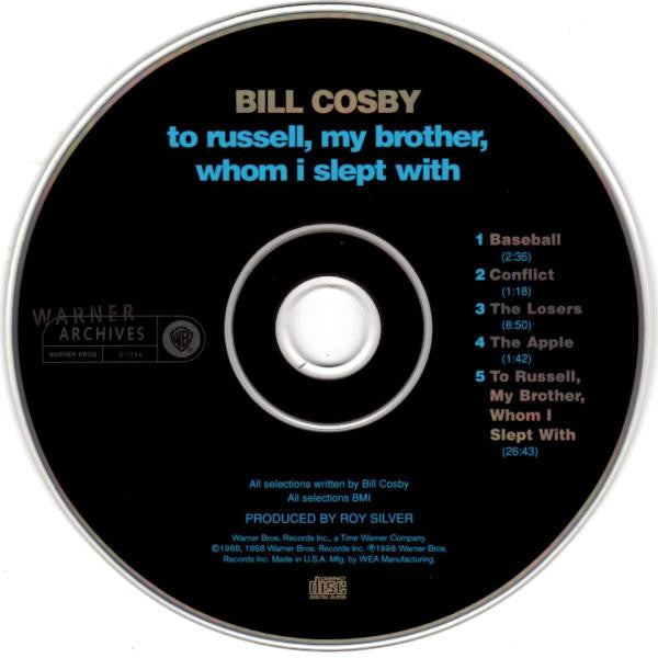 Bill Cosby : To Russell, My Brother, Whom I Slept With (CD, Album, RE)