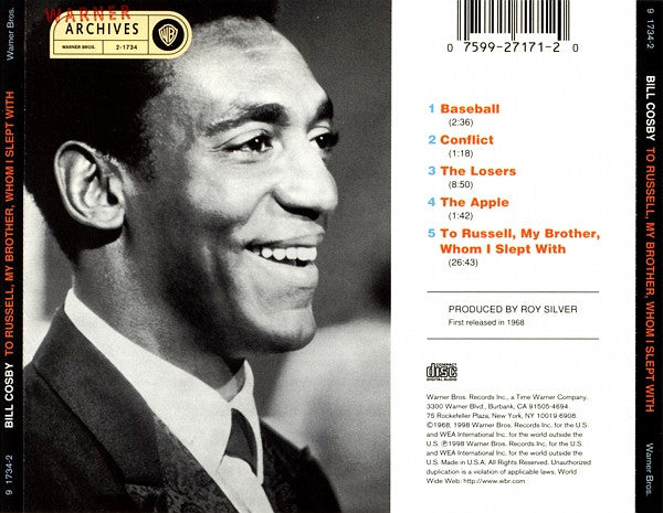 Bill Cosby : To Russell, My Brother, Whom I Slept With (CD, Album, RE)