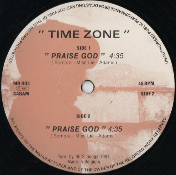 Time Zone (3) : Praise God (12", Ora)