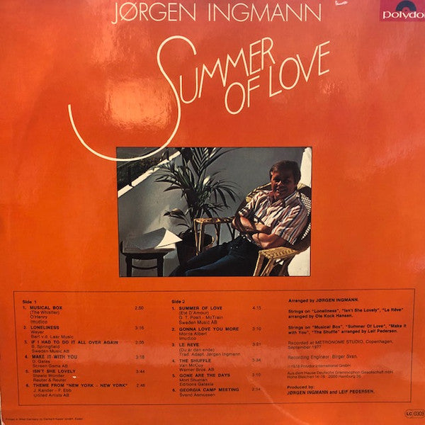 Jørgen Ingmann : Summer Of Love (LP, Album)