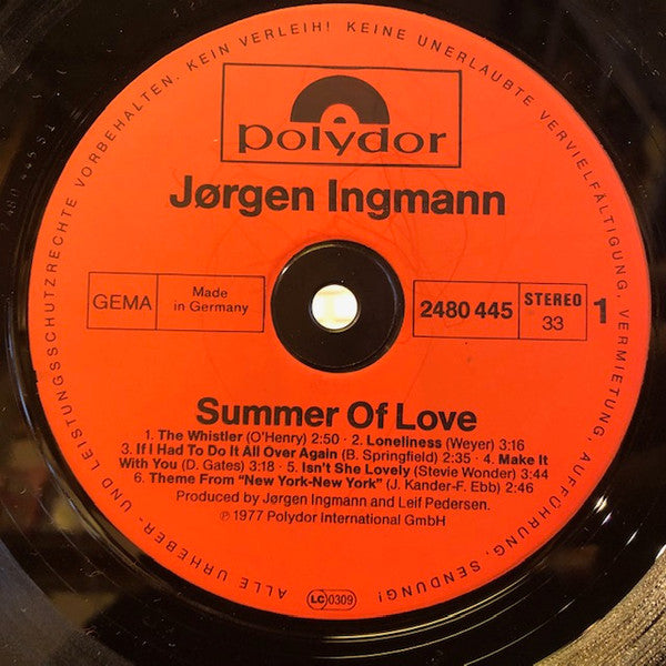 Jørgen Ingmann : Summer Of Love (LP, Album)