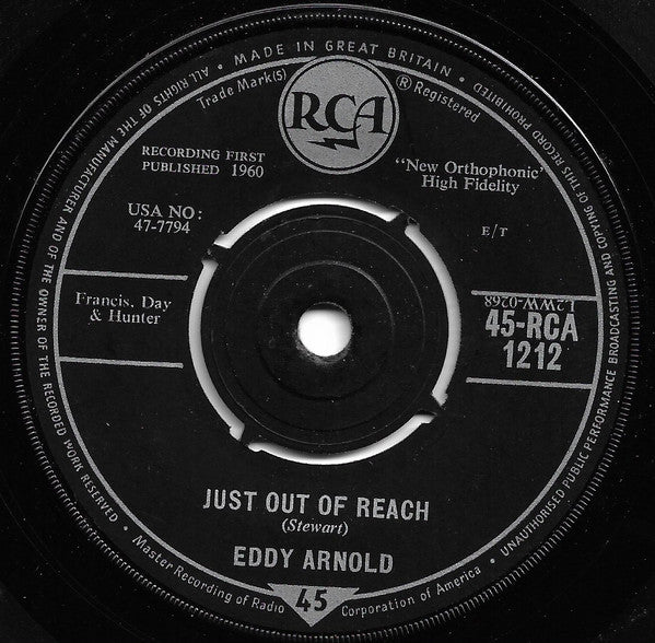 Eddy Arnold : Before This Day Ends (7", Single)