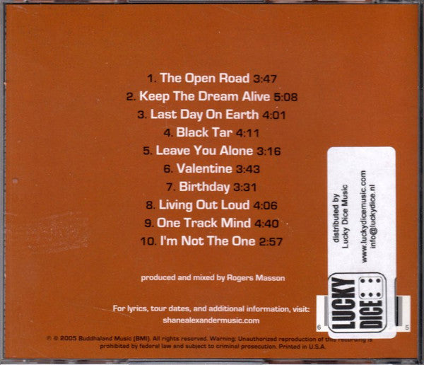 Shane Alexander : The Middle Way (CD, Album)