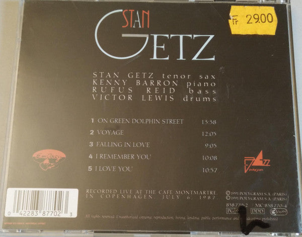 Stan Getz : Serenity (CD, Album)