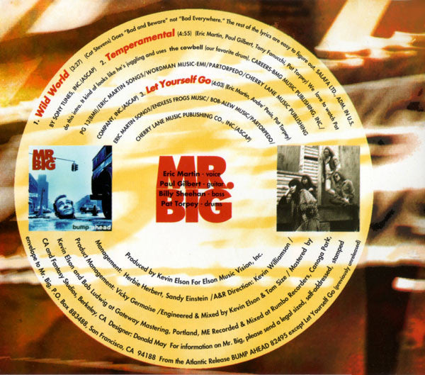 Mr. Big : Wild World (CD, Maxi)