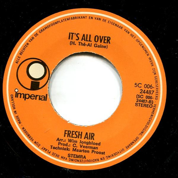 Fresh Air (22) : Bye Bye Jane (7", Single)