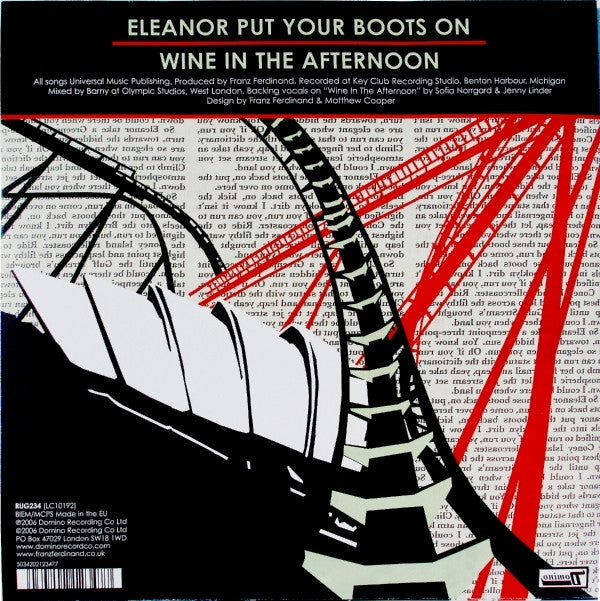 Franz Ferdinand : Eleanor Put Your Boots On (7", Single)