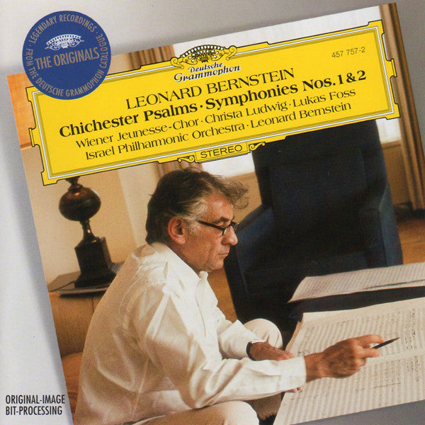 Leonard Bernstein, Wiener Jeunesse-Chor, Christa Ludwig, Lukas Foss, Israel Philharmonic Orchestra, Leonard Bernstein : Chichester Psalms • Symphonies Nos. 1 & 2 (CD, Comp, Uni)