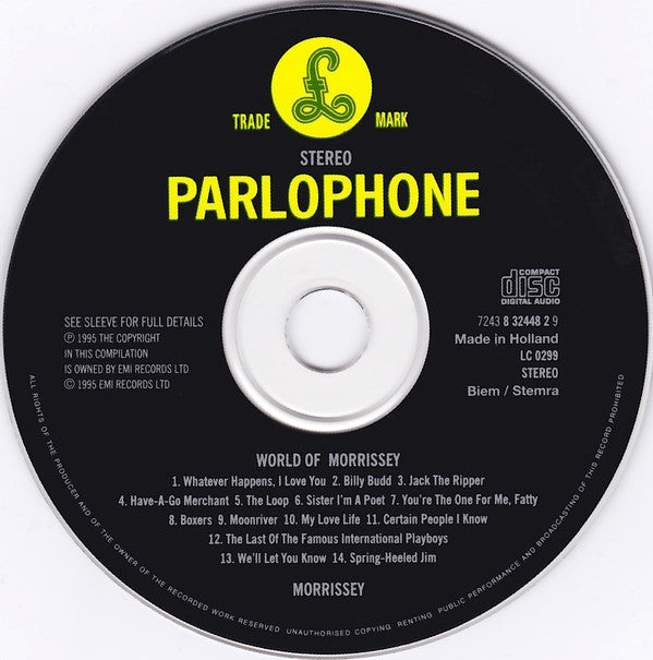 Morrissey : World Of Morrissey (CD, Comp)