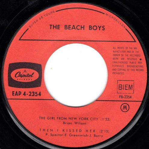 The Beach Boys : California Girls (7", EP)